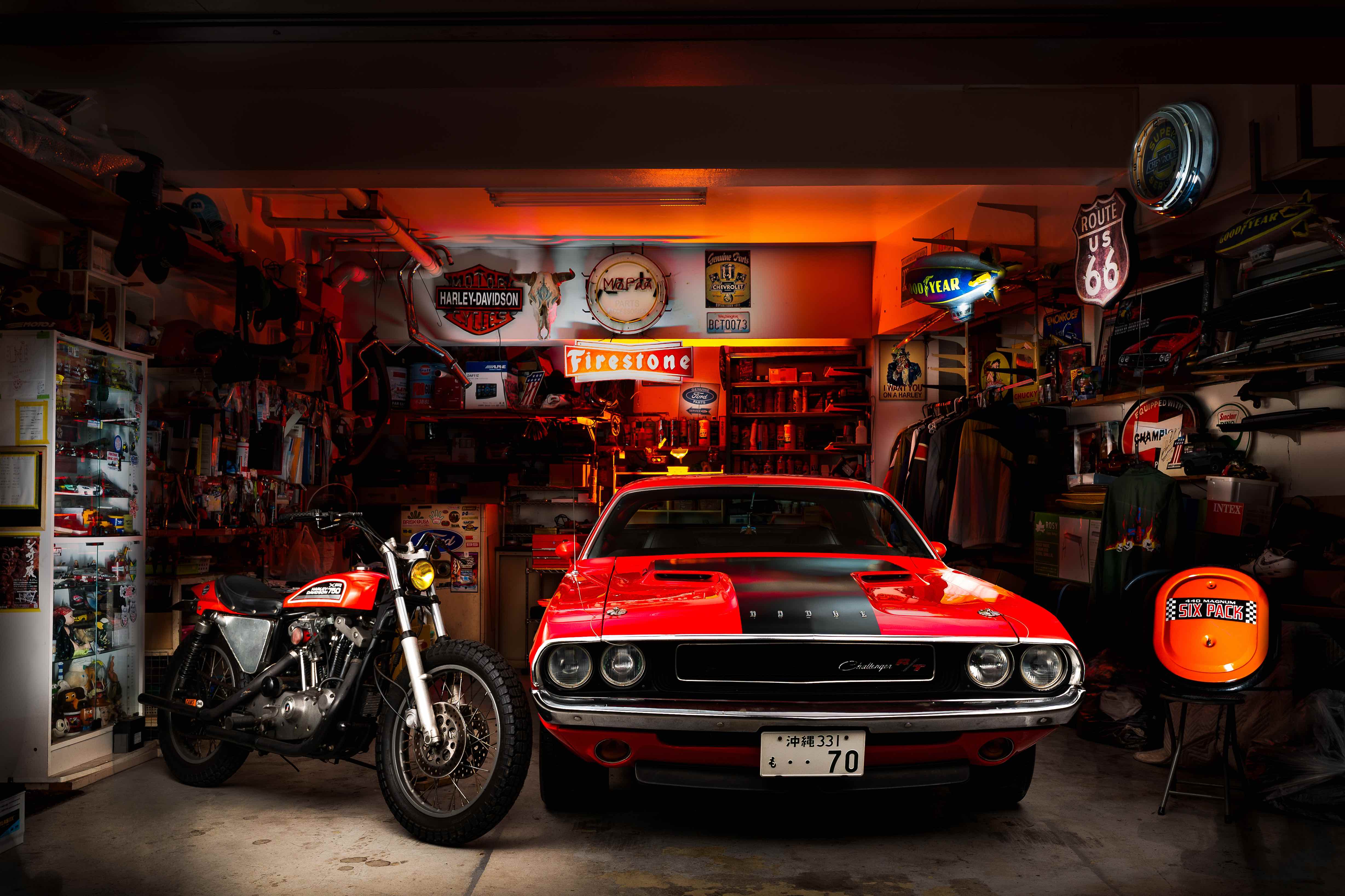 Night garage